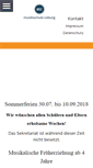 Mobile Screenshot of musikschule-coburg.de
